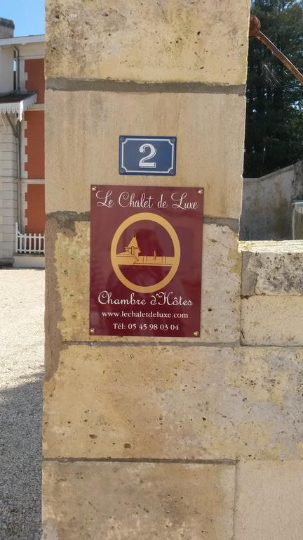 Le Chalet De Luxe Bed & Breakfast Saint-Severin Exterior photo